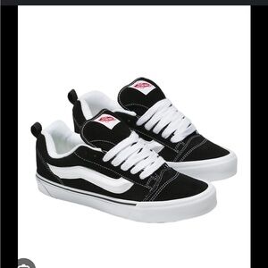 Vans Black and White Skate Sneakers